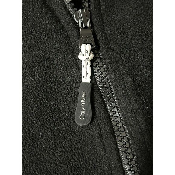 Calvin Klein Performance Jacket Women’s M Black Funnel Neck Headphone - Picture 3 of 6